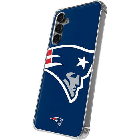 NFL New England Patriots Large Logo Galaxy S24 Plus Clear Case